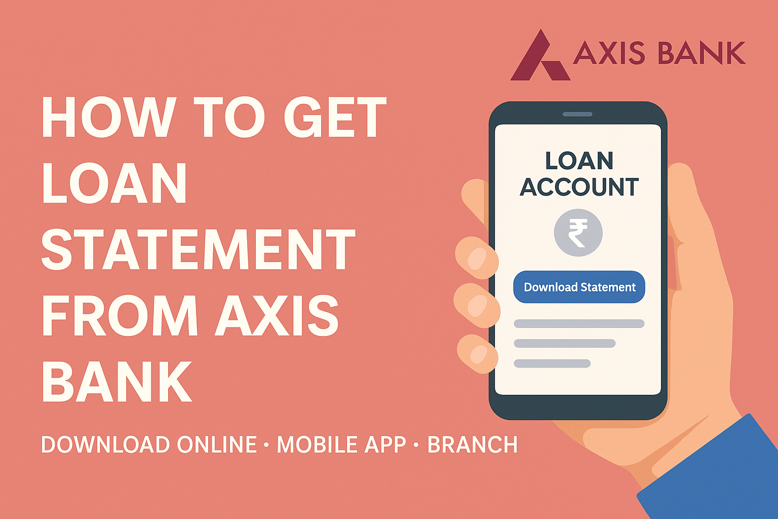 How to Get Loan Statement from Axis Bank