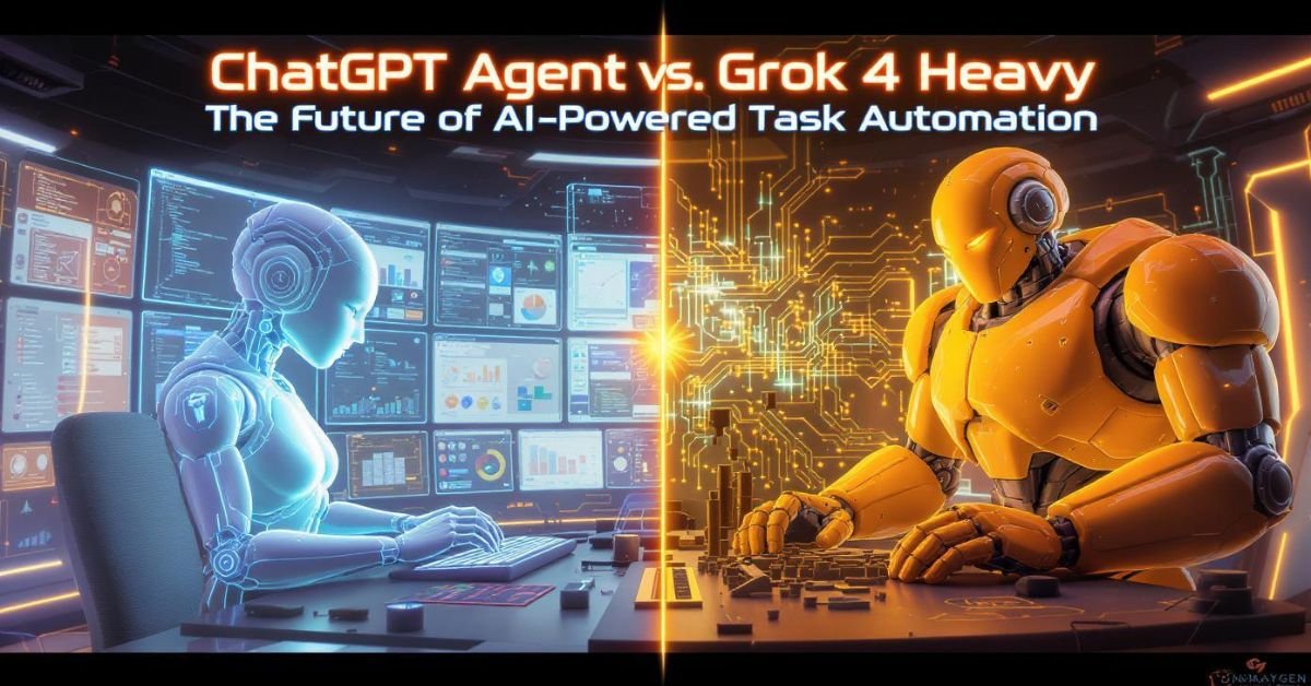 ChatGPT Agent vs. Grok 4 Heavy The Future of AI-Powered Task Automation