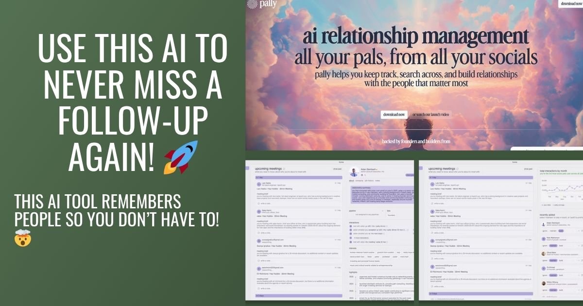 pally AI Relationship Management Tool